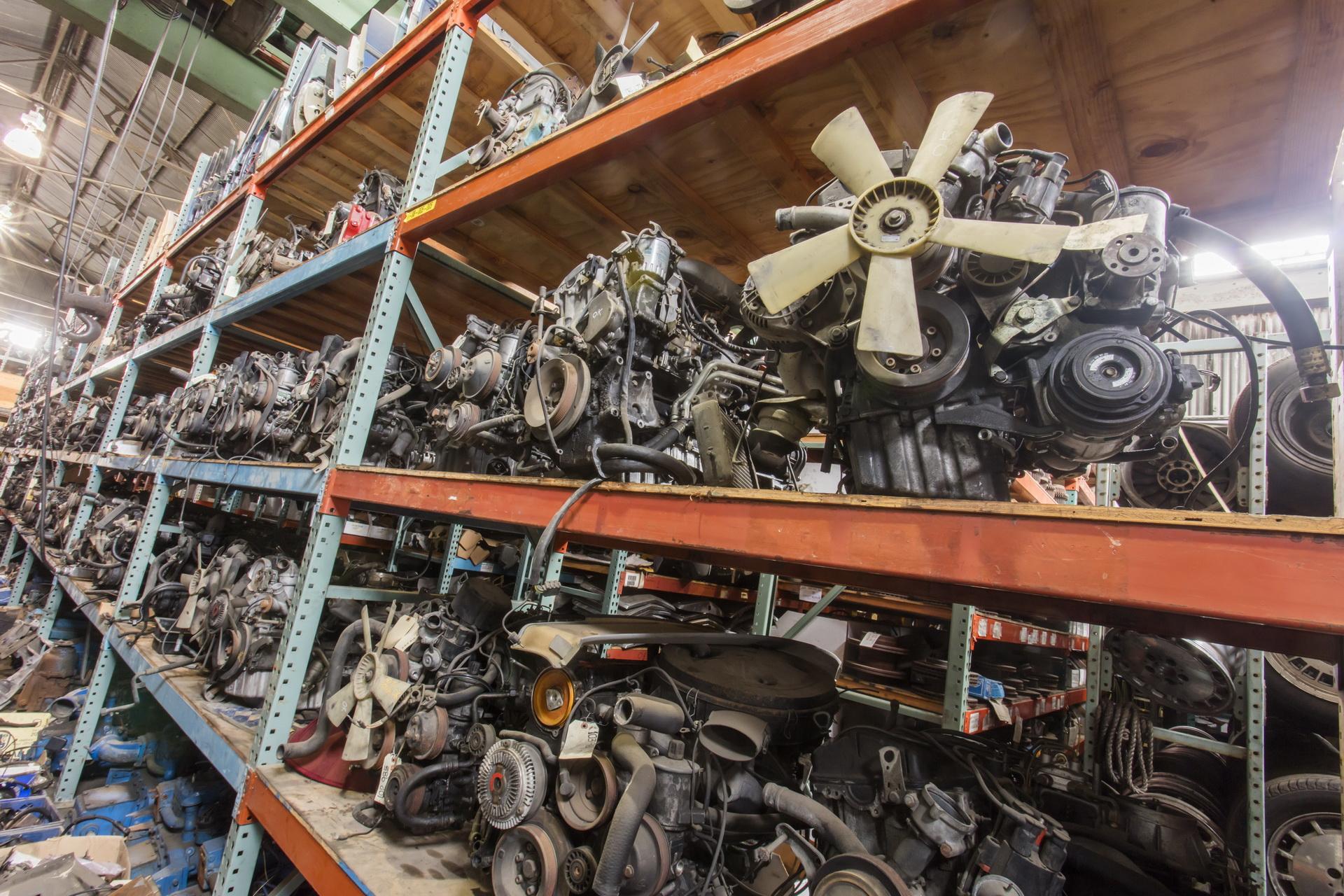 A Lifelong Collection of Expertly Curated Mercedes-Benz Parts from the 1950s to 2000s - One Lot