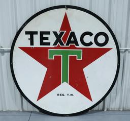 Texaco DSP Porcelain Gas Station Sign