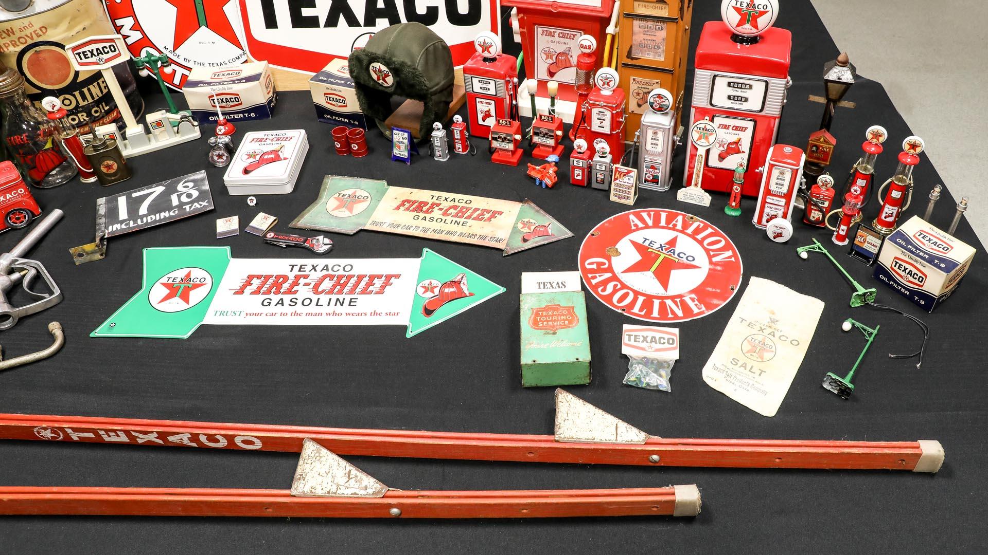 Large Collection of Texaco Related Memorabilia