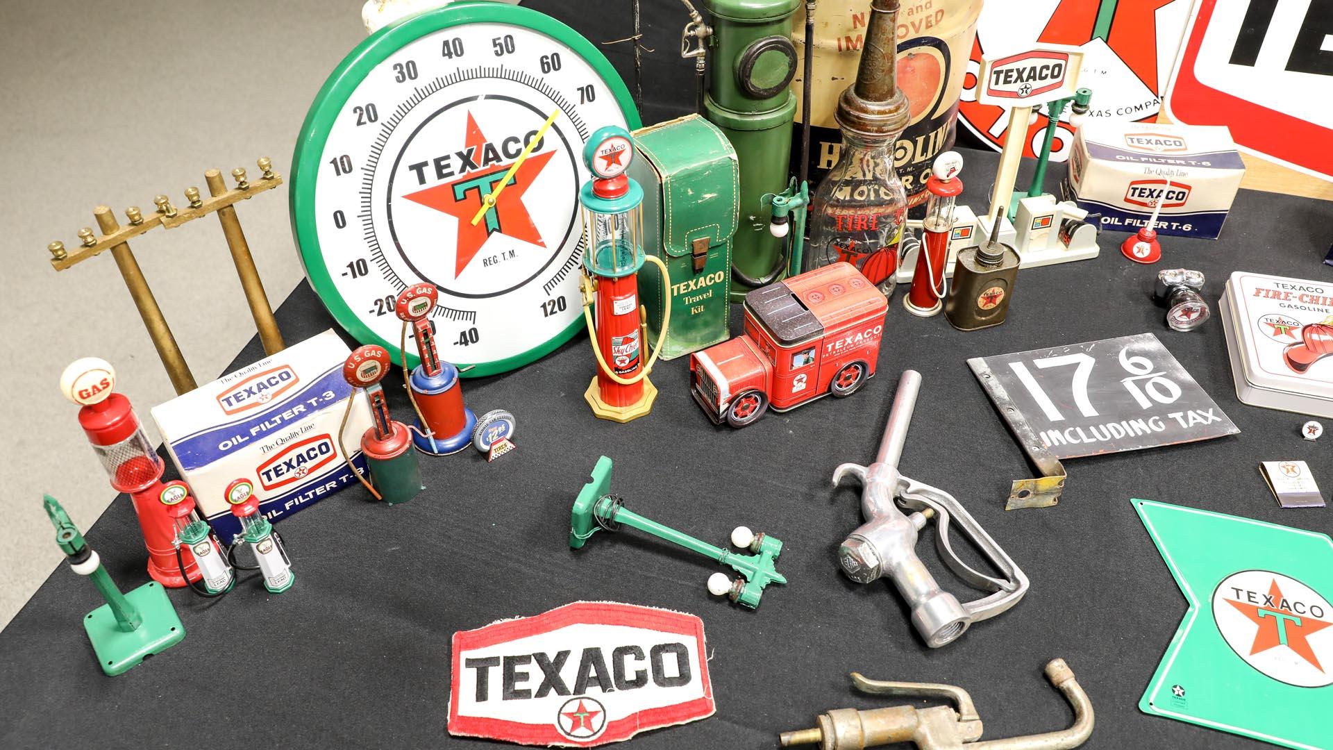 Large Collection of Texaco Related Memorabilia