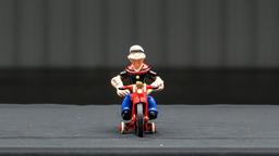 Popeye Cast Iron Motorcycle by Pride Line