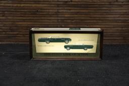 1963 Buick Color and Upholstery Light Box Display