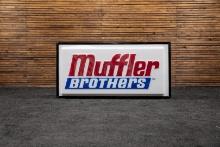 Muffler Brothers Single-Sided Lighted Sign