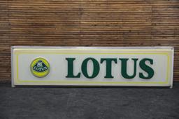 Lotus Dealership Large Lighted Exterior Sign