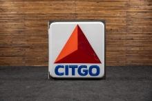 Citgo Gasoline Single-Sided Lighted Sign