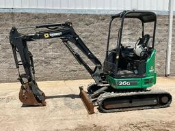 2016 Deere 26G Mini Excavator