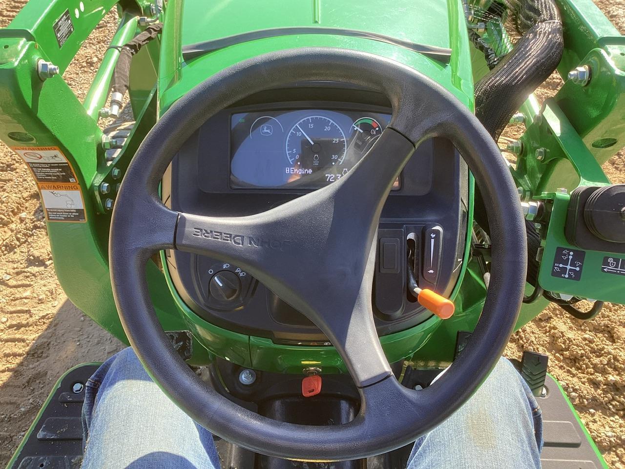 2021 John Deere 3025E Tractor W/ JD 300E Loader