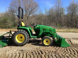 2021 John Deere 3025E Tractor W/ JD 300E Loader