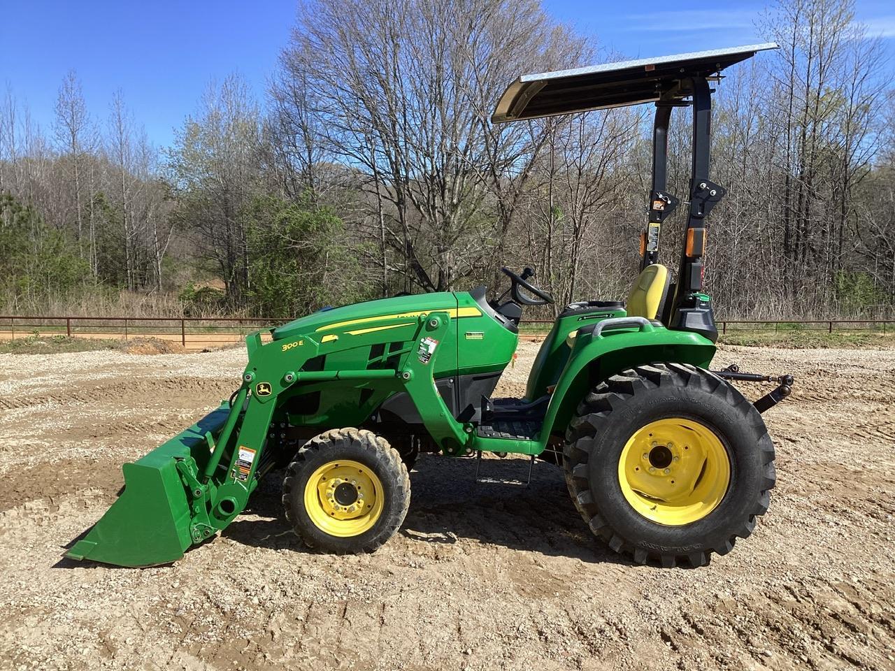 2019 John Deere 3032E Tractor W/ JD 300E Loader