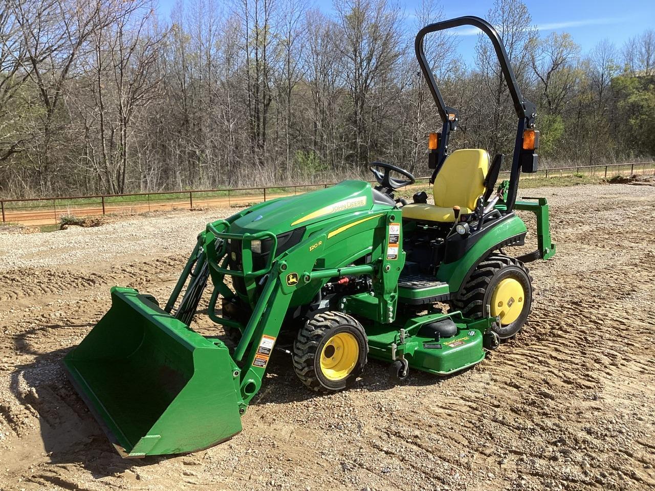 2018 John Deere 1025R Tractor W/ JD 120R Loader