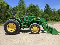 2015 John Deere 5065E Tractor MFWD W/ JD H240 Loader