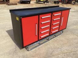 Steelman 7 ft Red Work Bench