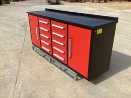 Steelman 7 ft Red Work Bench