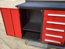 Steelman 7 ft Red Work Bench