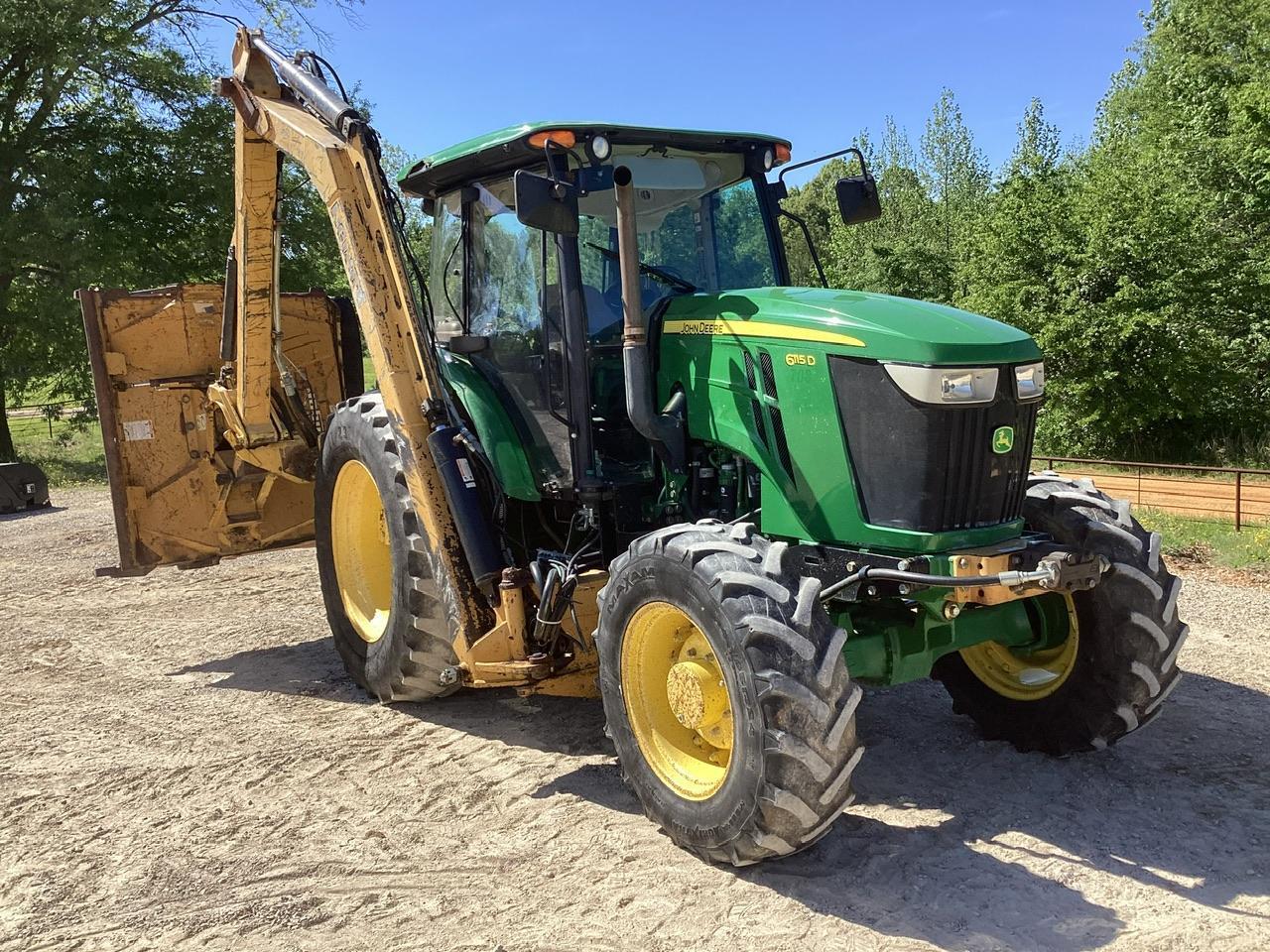 John Deere 6115D Tractor W/ Bengal Tiger Side Mower