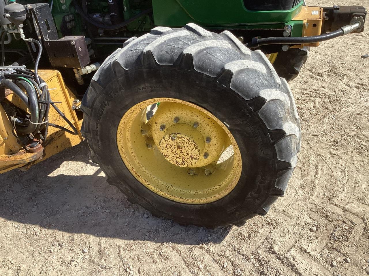 John Deere 6115D Tractor W/ Bengal Tiger Side Mower