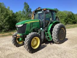 John Deere 6115D Tractor W/ Bengal Tiger Side Mower