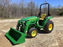 2022 John Deere 3025D Tractor W/ JD 300E Loader