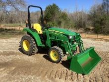 2022 John Deere 3043D Tractor W/ JD 300E Loader