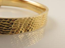 14K GOLD Bangle Bracelet