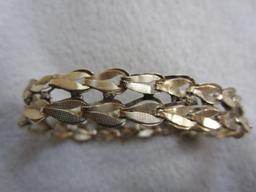 14k Gold (marked 14K)  Custom Bracelet