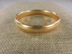 14K Gold Bangle Bracelet 15.6 grams