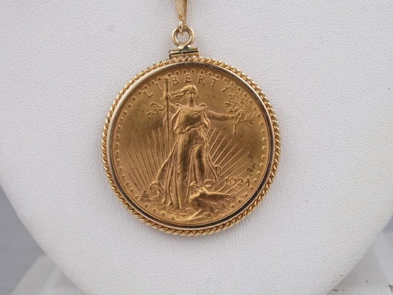US St Gauden Gold $20 Coin