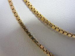 18K Gold Box Chain 15.0 grams