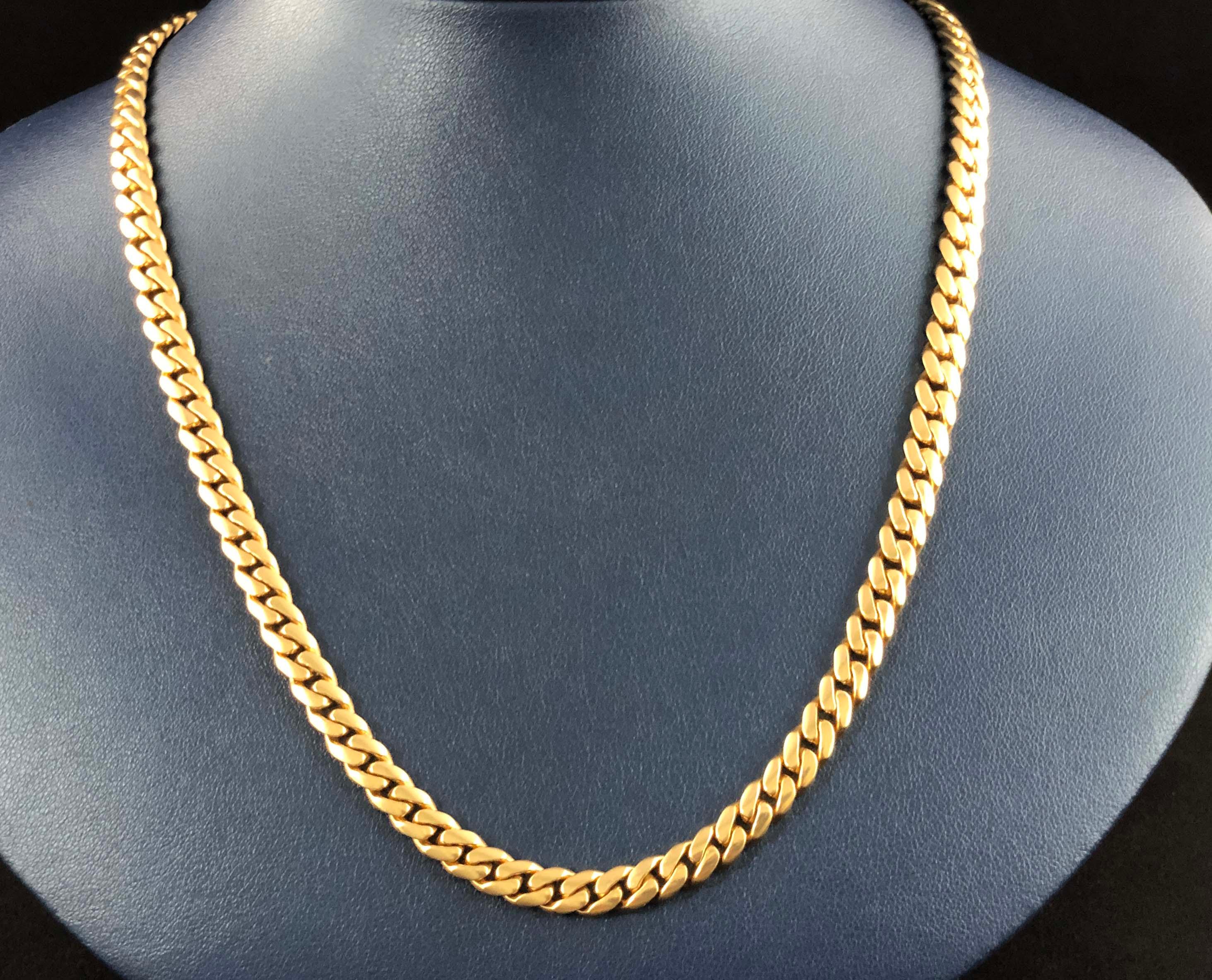 14KT GOLD Heavy Cuban Link Chain