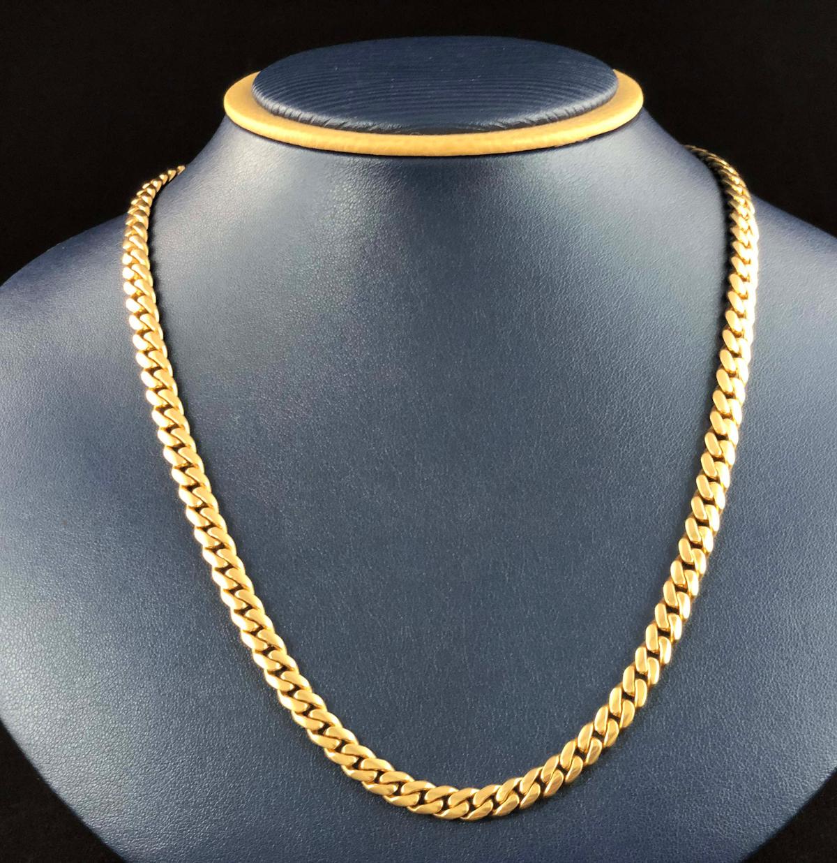 14KT GOLD Heavy Cuban Link Chain