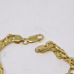 14KT Gold CubanLink Bracelet