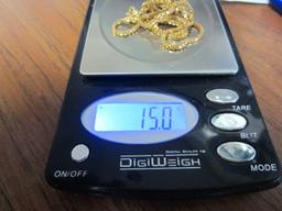 18K Gold Box Chain 15.0 grams