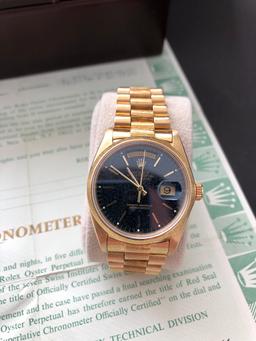 1979 Rolex 1807 18K Presidential Watch