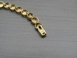 14K GOLD Diamond Cut Bracelet
