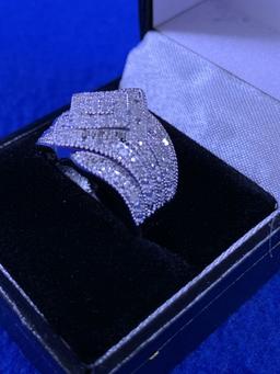 Large Diamond Dinner Ring