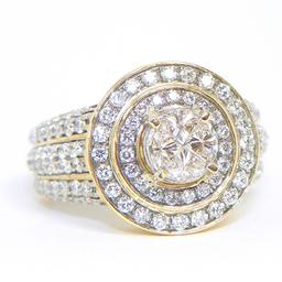 10k Gold  Art Deco Diamond Ring