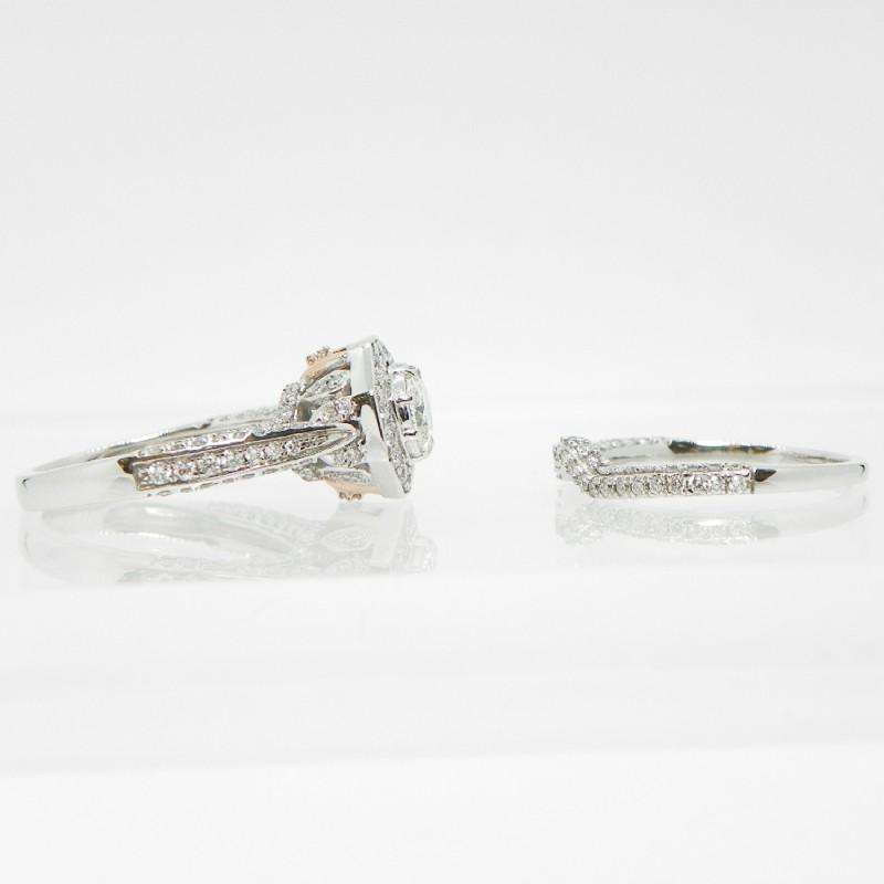 10K Gold Diamond Bridal Ring Set