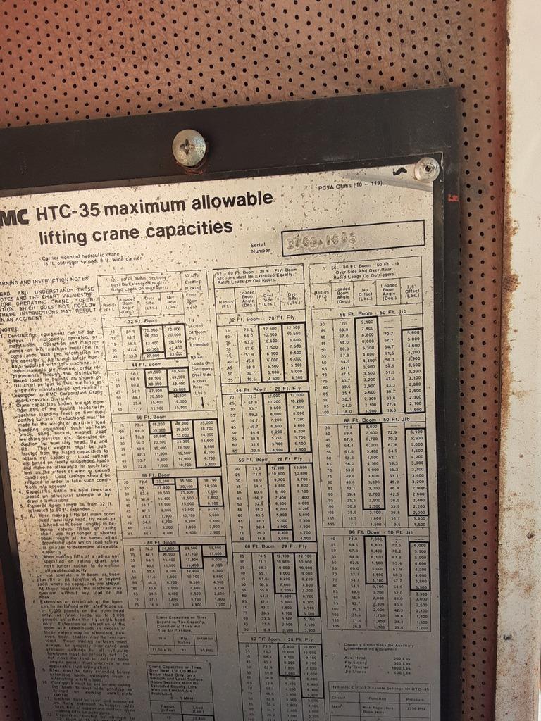 1978 LINK BELT HTC35