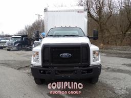 2018 FORD F-650 24 FT BOX TRUCK WITH LIFT GATE