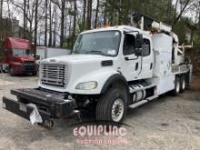 2012 FREIGHTLINER BUSINESS CLASS M2 CREW CAB TANDEM AXLE CRANE TRUCK