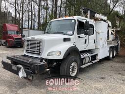 2012 FREIGHTLINER BUSINESS CLASS M2 CREW CAB TANDEM AXLE CRANE TRUCK