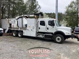 2012 FREIGHTLINER BUSINESS CLASS M2 CREW CAB TANDEM AXLE CRANE TRUCK