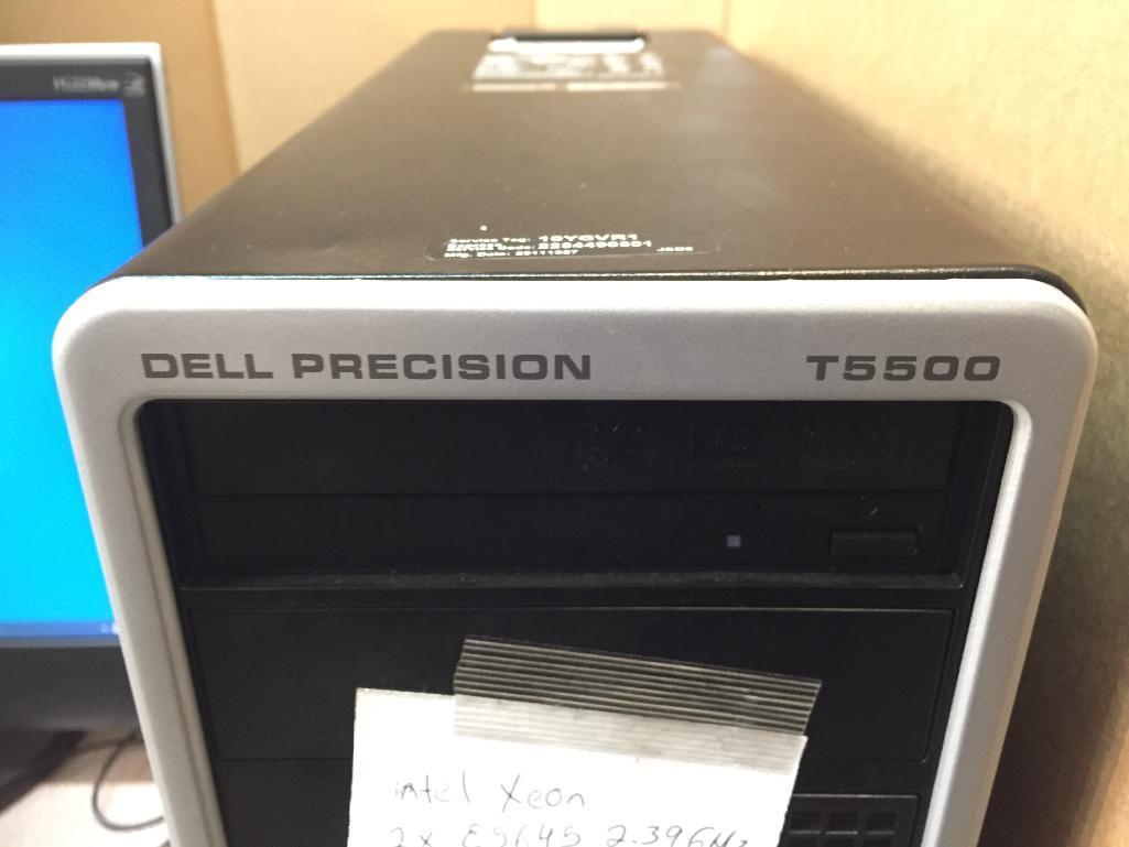 Dell Precision T5500 12 core Intel Xeon 2.4GHz 12GB 500GB Win 10 Pro Workstation Computer +Monitor