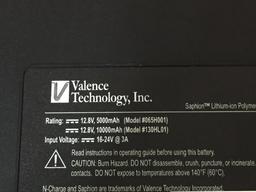 Valence Technology NC2A N-Charge 4050mAh & 10,000mAh Lithium Ion Battery Packs 8pcs