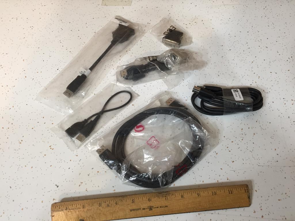 Mixed Computer Cables & Adapters 7 pcs