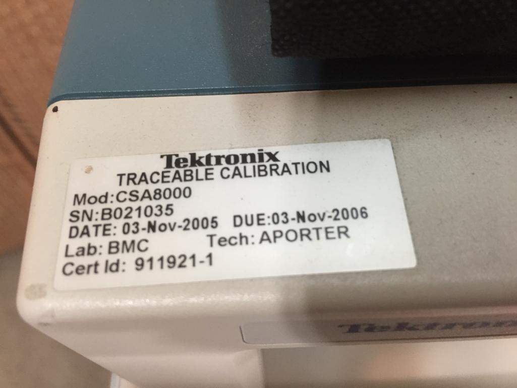 Tektronix CSA 8000 Communications Signal Analyzer / Oscilloscope