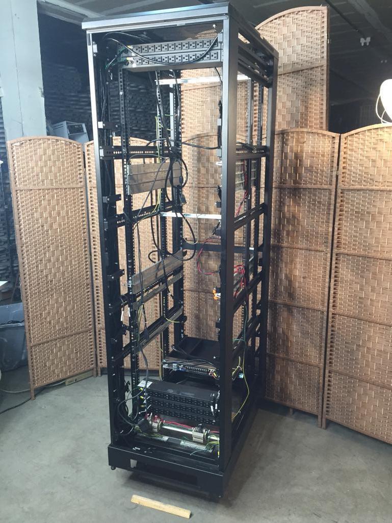 Open Frame Server Rack Chassy 23.5 x 37 x 81