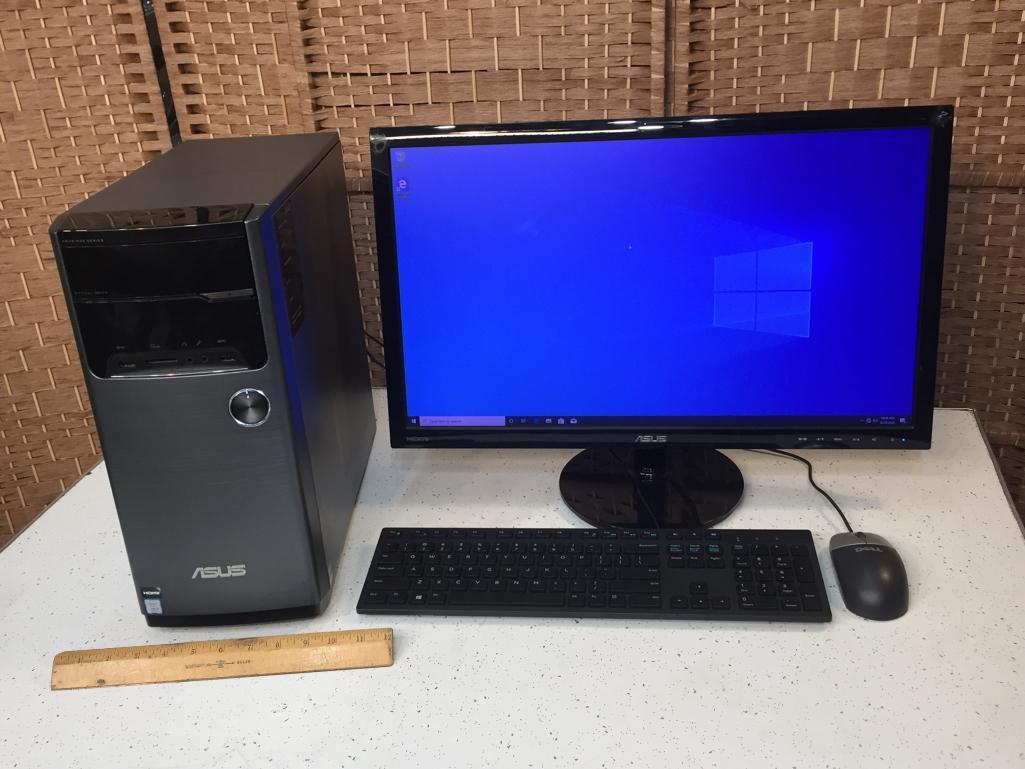 Asus VivoPC M32CD Intel i5-7400 3.0GHz 8GB 640GB Win 10 Pro Desktop Computer