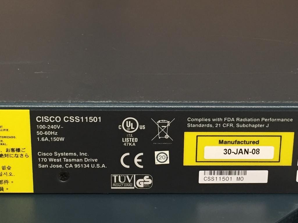 Cisco CSS11500 Series Content Services Switches - 2pcs