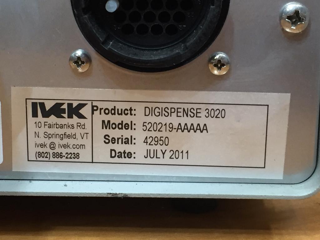 Ivek DIGISPENSE 3020 Liquid Dispensing System w/ 40 Pitch Linear Actuator